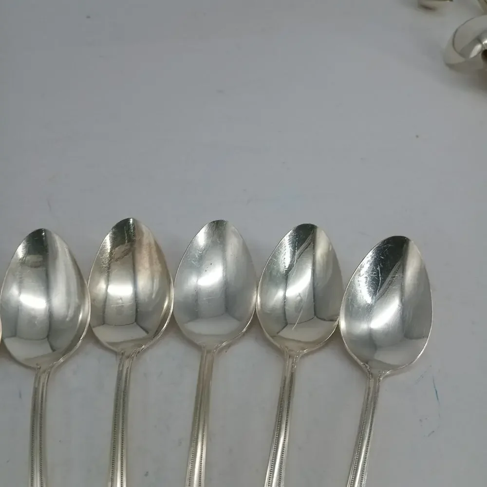 8X Tbsp 1847 Rogers Bros IS Remembrance Silverplate Silverware Table Spoons